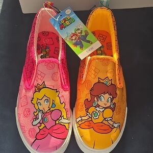 Nintendo Super Mario Kids Sneakers - Pink and Orange
